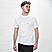 Men's White print tee