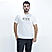 Men's White Print Tee