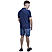 Men's Blue Double Knit Shorts