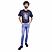 Men's Cotton Spandex Denim Low Rise Skinny Tapered Fit Jeans