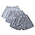 Men's Cotton Contrast Color Boxers (3pcs/pack)