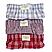 Men's Cotton Contrast Color Boxers (3pcs/pack)