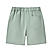 Junior Twill Mid Rise Comfort Elastic Waist Cool Feeling Shorts