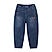 Junior  Stretch Dyed Denim Mid Rise Regular Tapered Fit Elastic Waist Jeans