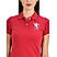 Women Red 3D Lion Polo