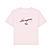 Women's Crew Neck Short Sleeve Boyfriend Fit WWS Print Tee