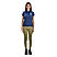 Women Green Slim Tapered Pants