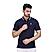 Men's Pique Flat Knit Collar Short Sleeve Thematic Slim Fit Embroidery Bold Polo