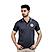 Men's Pique Flat Knit Collar Short Sleeve Thematic Slim Fit Embroidery Bold Polo