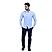 Men's Cotton Spandex Oxford Slim Fit Embroidery Shirt