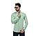 Men's Cotton Spandex Oxford Slim Fit Embroidery Shirt