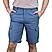 Men's Twill Mid Rise Elastic Waist Bermuda Shorts