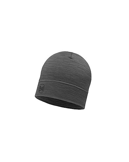 BUFF Unisex Grey LIGHTWEIGHT MERINO WOOL HAT SOLID GREY