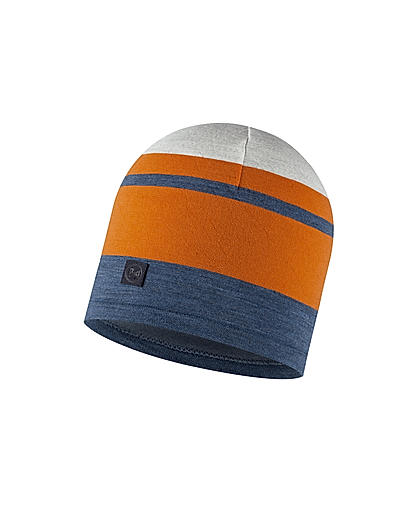 BUFF Unisex MERINO MOVE BEANIE STEEL BLUE