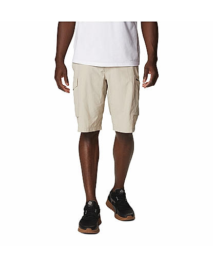 Columbia Mens Beige Omni-Wick Silver Ridge Cargo Short