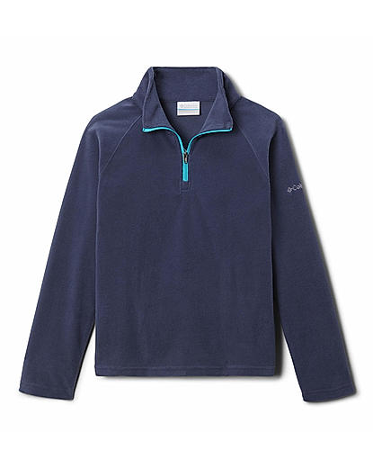 Columbia Kids Girls Navy Glacial Fleece Half Zip Pullover