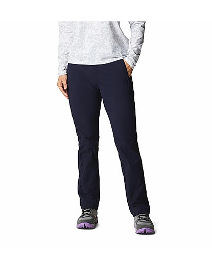 Columbia Women Navy Blue Firwood Core Pant (Sun Protection)