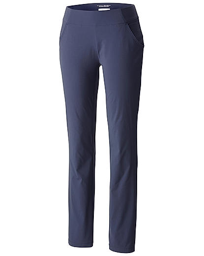 Columbia Women Navy Blue Anytime Casual Pull On Pant (Sun Protection)