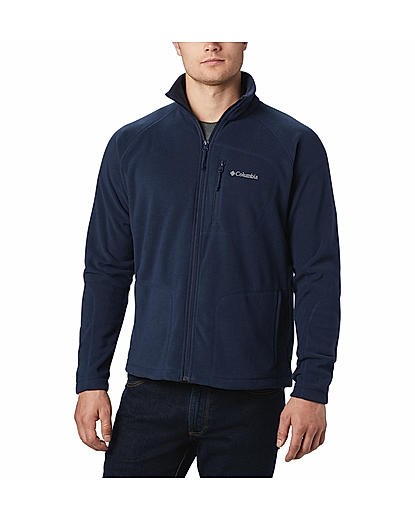 Columbia Men Navy Blue Fast Trek II Full Zip Fleece Jacket 