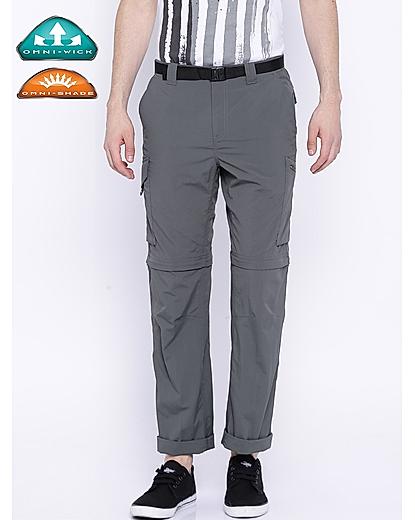 Columbia Mens Grey Omni-Wick Silver Ridge Convertible Pant