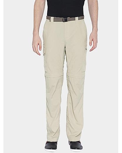 Columbia Men Beige Silver Ridge Convertible Pant (Sun Protection)