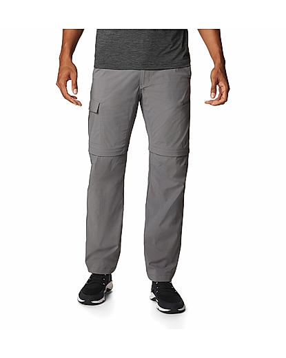 Columbia Mens Grey Omni-Shield Newton Ridge Convertible Pant