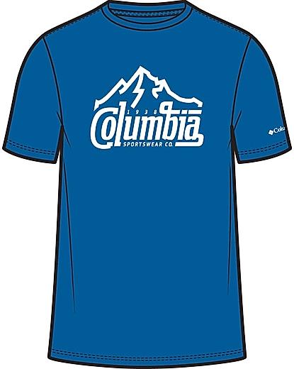 Columbia Mens Blue Path Lake Graphic II Tshirt