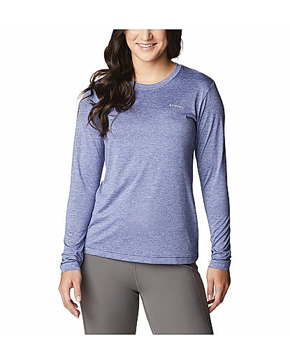 Columbia Women Blue Columbia Hike Long Sleeve Shirt 