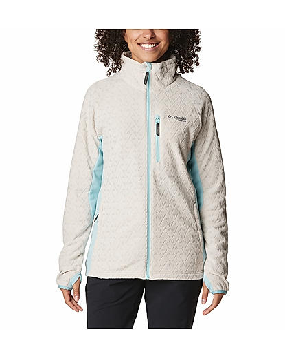 Columbia Women Beige Titan Pass 3.0 Full Zip Fleece 