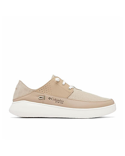 Columbia Mens Beige Boatside Relaxed Pfg Shoes