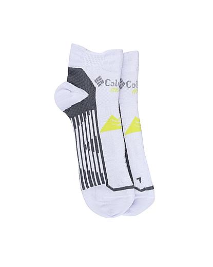 Columbia Unisex White Socks Ux Run Lc-Optical (Pair of 1) (Not Returnable)