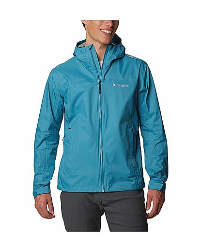 Columbia Men Blue Evapouration Rain Jacket