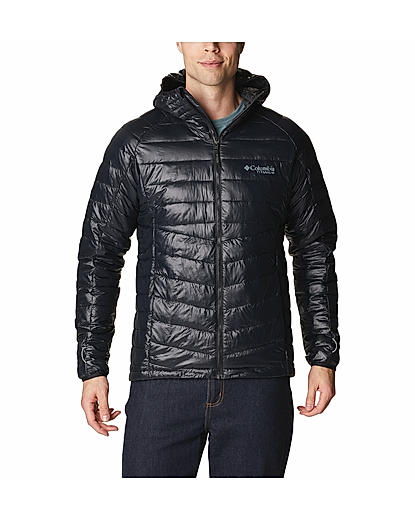 Columbia Men Black Platinum Peak Hooded Jacket 