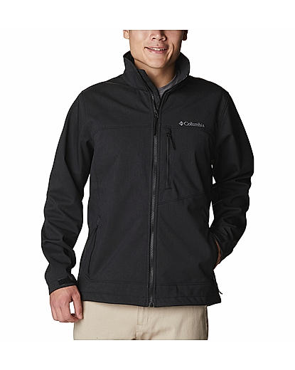 Columbia Men Black Cruiser Valley Softshell Jacket 