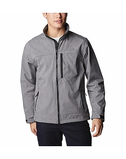 Columbia Men Grey Cruiser Valley Softshell Jacket 