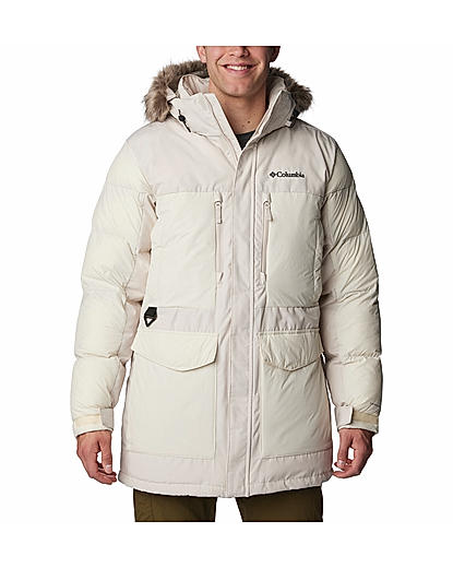 Columbia Men Beige Marquam Peak Fusion Parka Jacket 