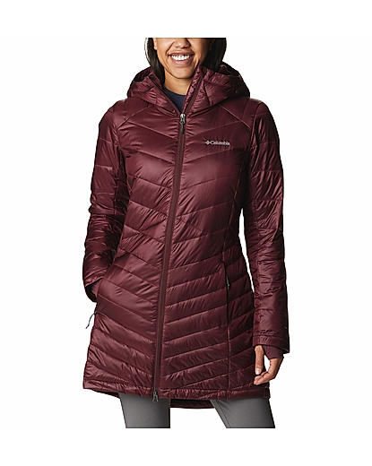 Columbia Womens Maroon Omni-Heat Infinity Joy Peak Mid Jacket