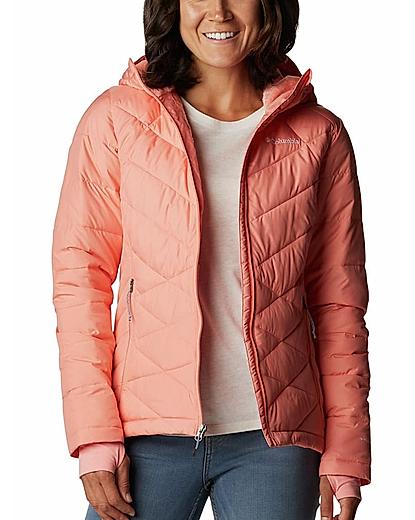 Columbia Women Peach Heavenly Hooded Jacket 