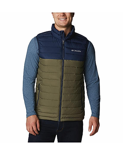 Columbia Men Green Powder Lite Vest 