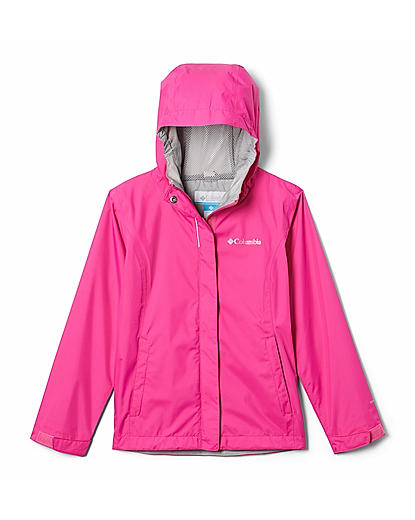 Columbia Youth Girls RED Arcadia Jacket For Kids
