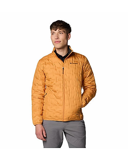 Columbia Mens Orange Omni-Heat Reflective Delta Ridge II Down Jacket