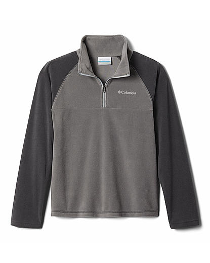 Columbia Kids Boys Grey Glacial Half Zip Pullover