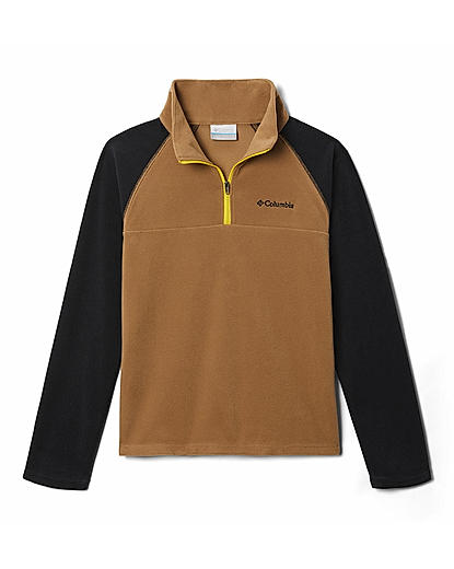 Columbia Kids Boys Brown Glacial Half Zip Pullover