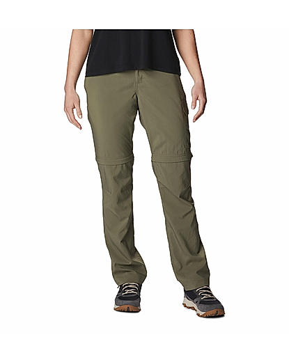 Columbia Womens Green Omni-Shade Silver Ridge Utility Convertible Pant