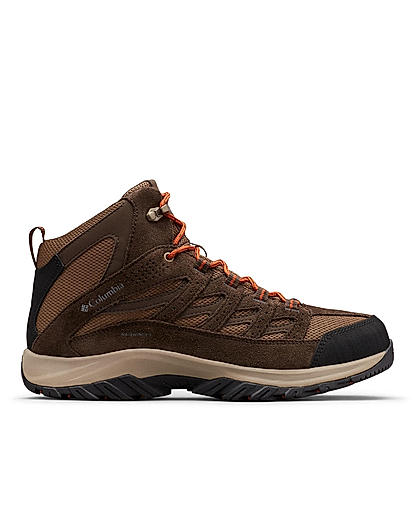 Columbia Men Brown Crestwood Mid Shoes (Waterproof)