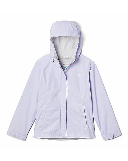 Columbia Kids Girls Purple Omni-Tech Arcadia Rain Jacket