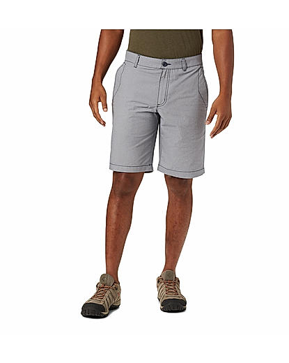 Columbia Men Blue Outdoor Elements Chambray Shorts 