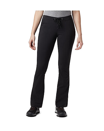 Columbia Women Black Anytime Outdoor Boot Cut Pant