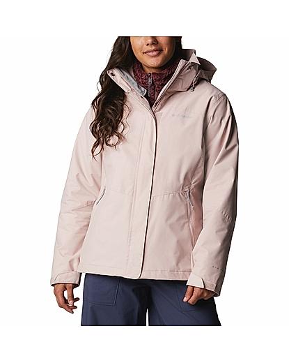 Columbia Women Pink Bugaboo II Fleece Interchange Jacket 