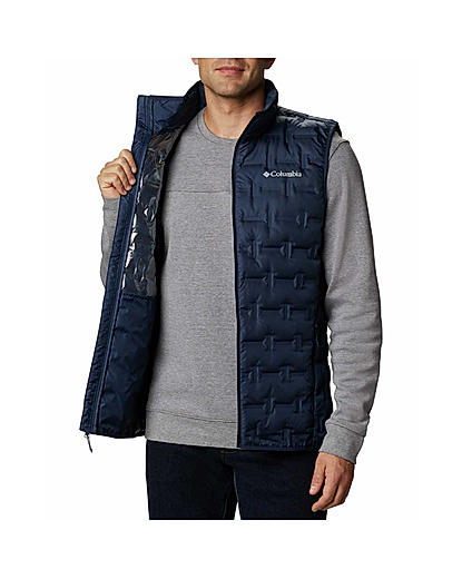 Columbia Men Blue Delta Ridge Down Vest
